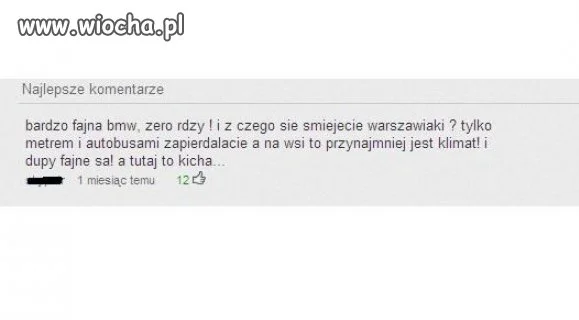 Na dupy to tylko na wieś!!