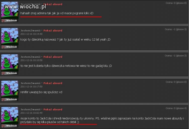 Prawdziwa "elita"wiochy..."ambitne"komentarze