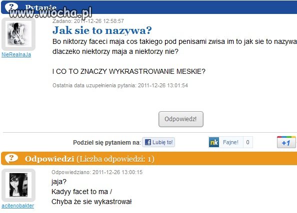 Jakie pytanie