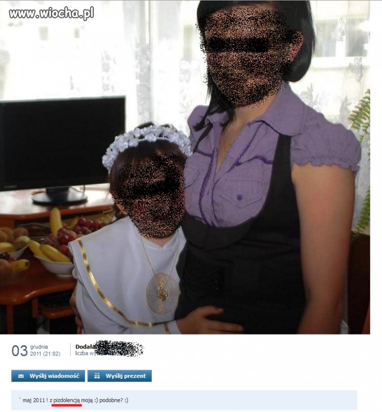 "z pizdolencją"