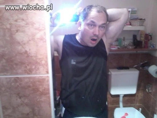 Zdziwienie w kiblu