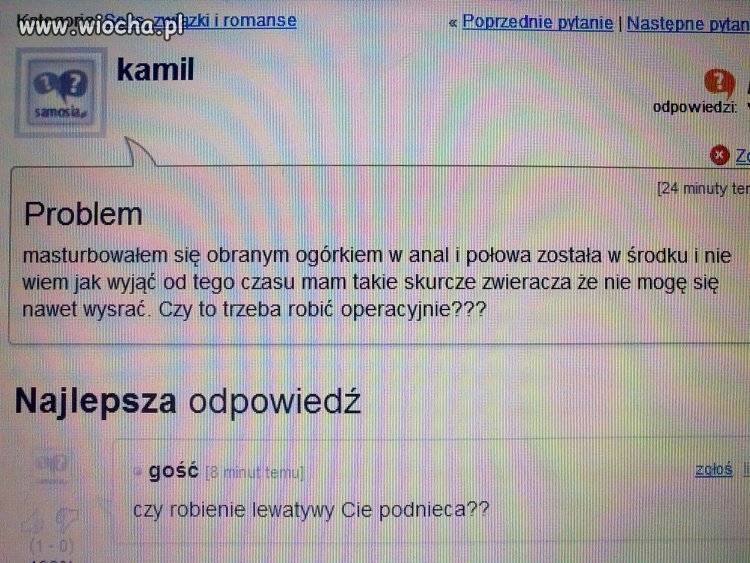 To chłopak pisał