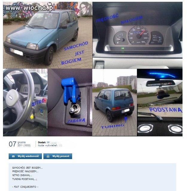 Cinquecento z nitro!