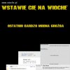 Groźba wstawienia na wiocha.pl