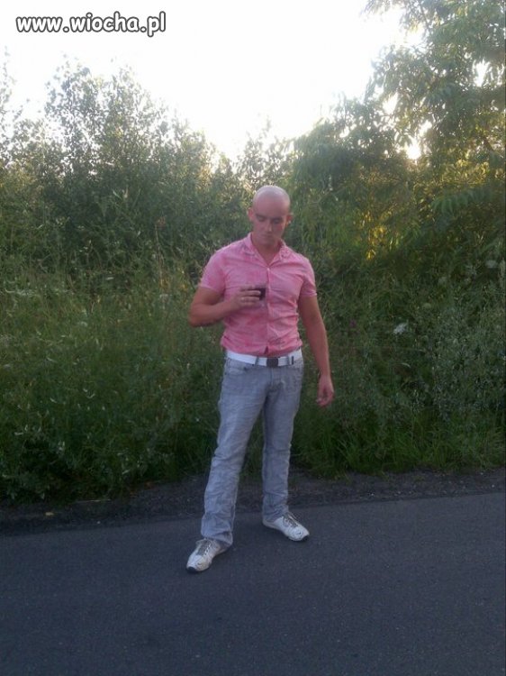 Pakero... 165cm wzrostu róż koszula białe adidaski...