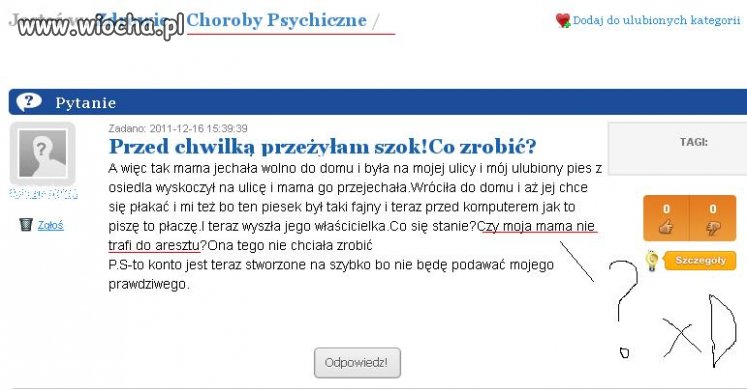 Twoja mama z pewnością trafi do aresztu. 
