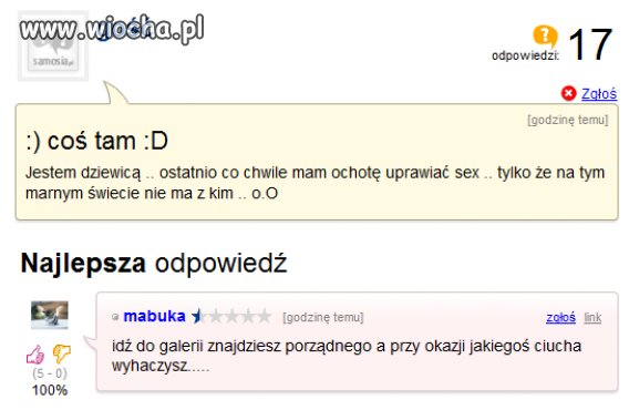 Gdy masz taki "poważny problem"