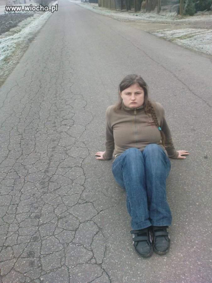 Sesyjeczka na drodze