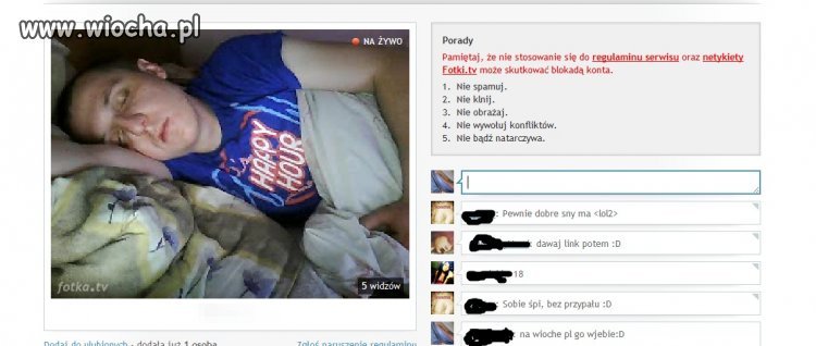 SE ŚPIE A WY PATRZCIE