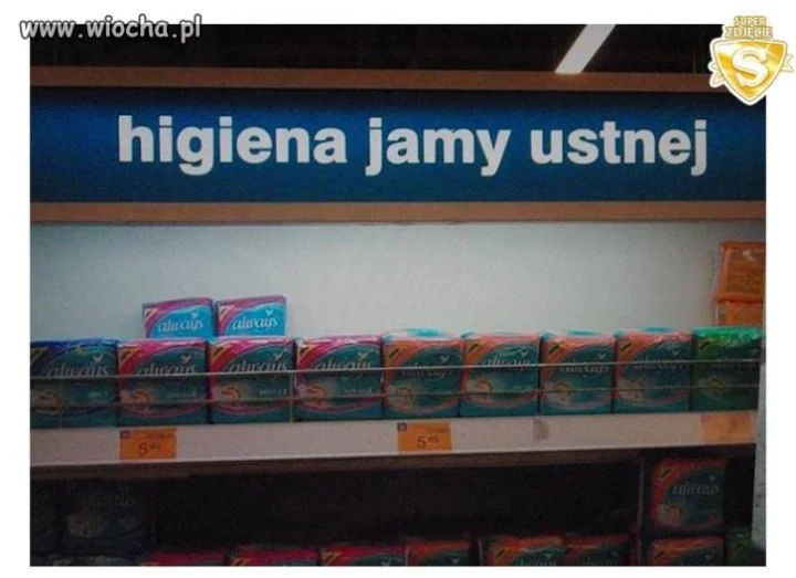 W sklepie pomylily im sie usta...