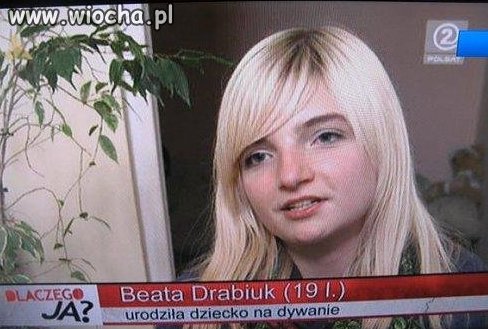 Poród na dywanie. Tego w Dlaczego ja nie było 