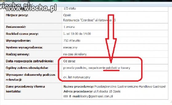 PUP w Opolu. Zaopatrzenie palcówki w towary.