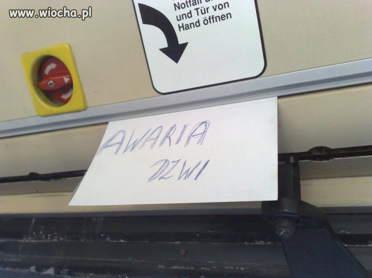 ''AWARIA DZWI''