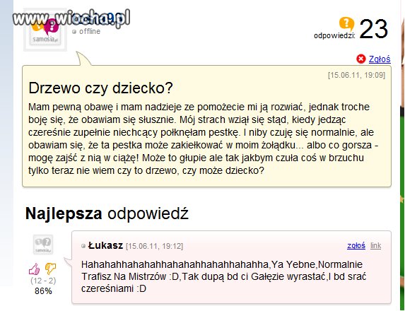 Drzewo czy dziecko? 
