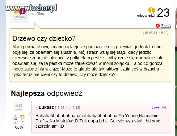 Drzewo czy dziecko? 
