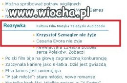 Dział rozrywka