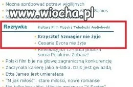 Dział rozrywka