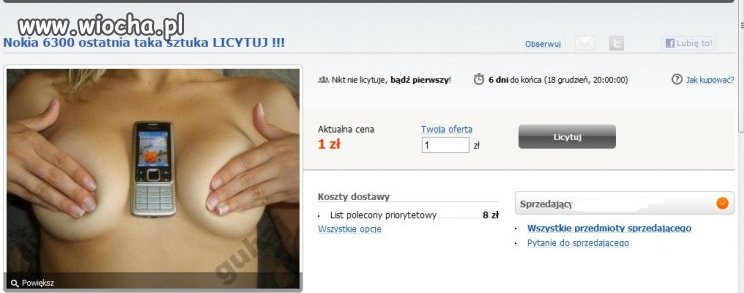 Kusząca aukcja...