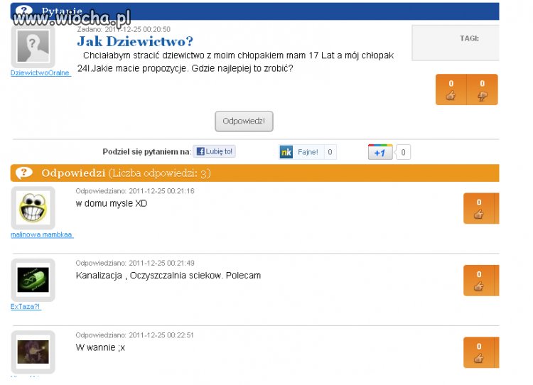 Nie ma to ja odpowiedź