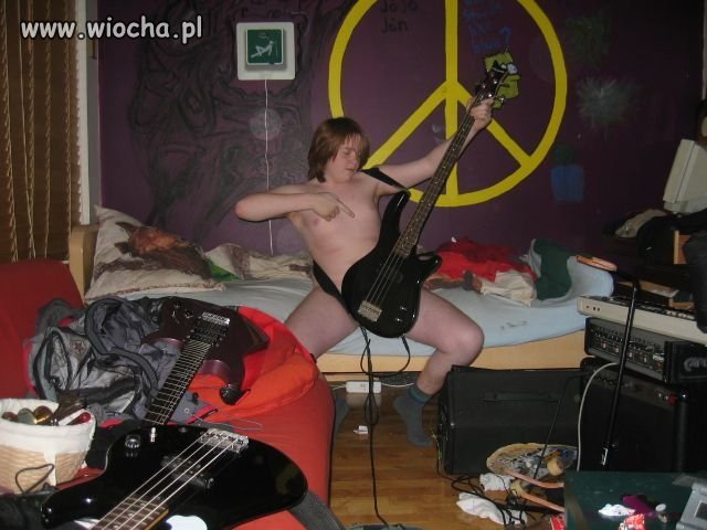 Młoda gwiazda rocka
