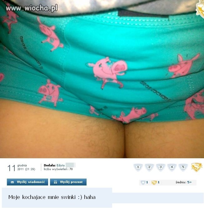 Moje kochające mnie świnki haha