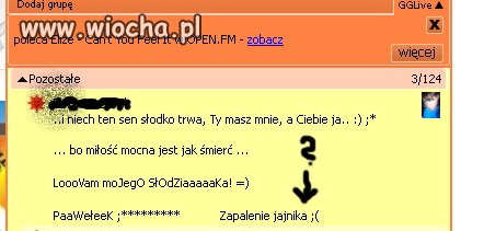 Szczere wyznanie 17- latki