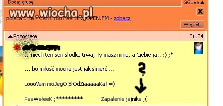 Szczere wyznanie 17- latki