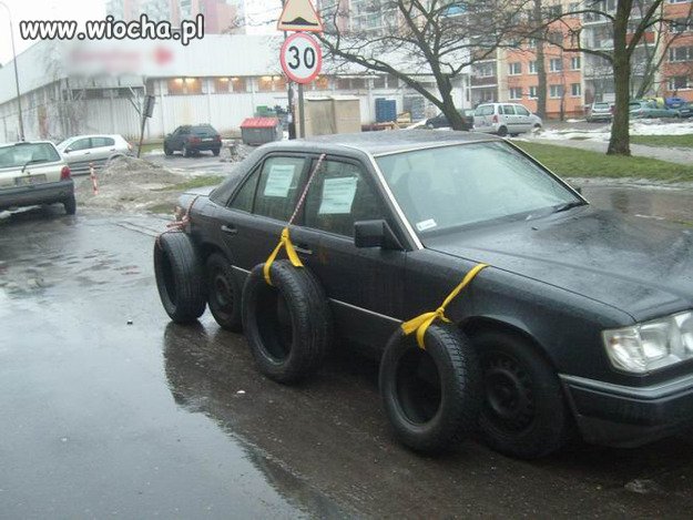 Miejskie zabezpieczenie parkingowe