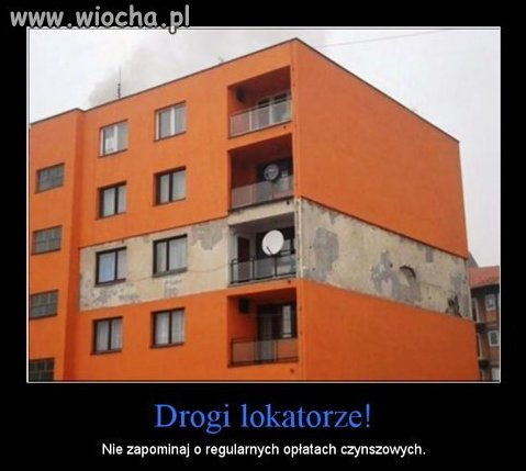 Nie zpominajcie o czynszu!!