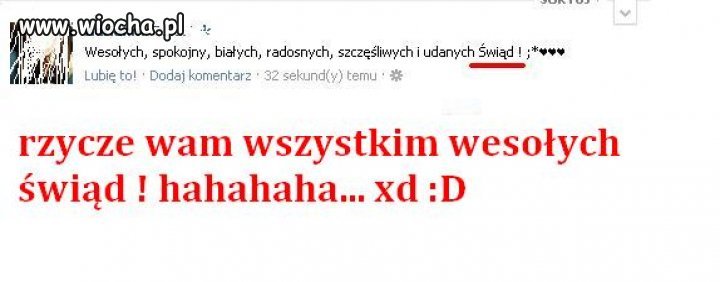Chciał się z babki ponabijać...