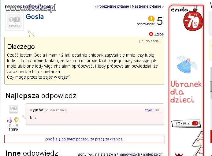 Jak to zobaczyłem to padłem.