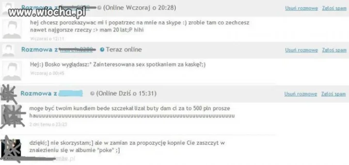 Będę szczekał, lizał buty i zapłacę...