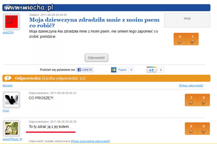 Zdrada z psem.