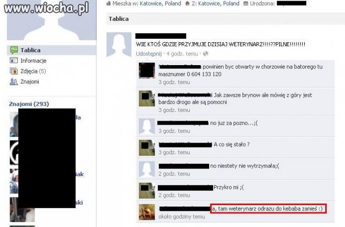 Ludzkie współczucie nie zna granic...
