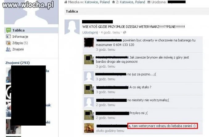 Ludzkie współczucie nie zna granic...