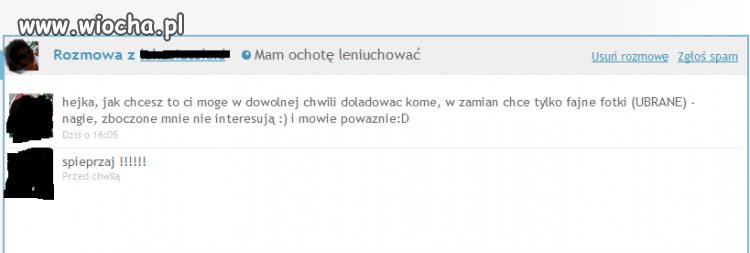 Koleś nie ma wstydu. Brak mi słów. 