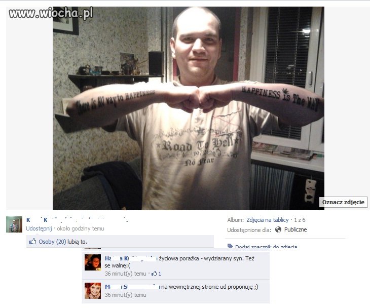 Wydziarany syn...