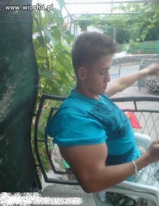 Wspaniały biceps ... 