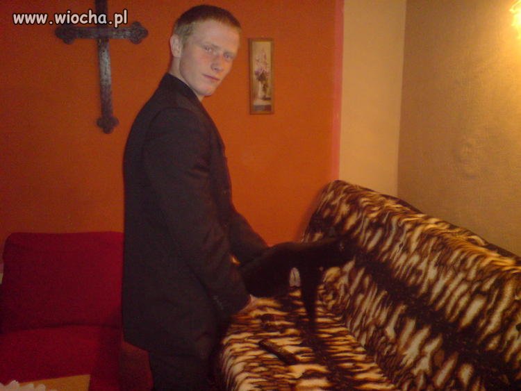 Kotek się zadławił