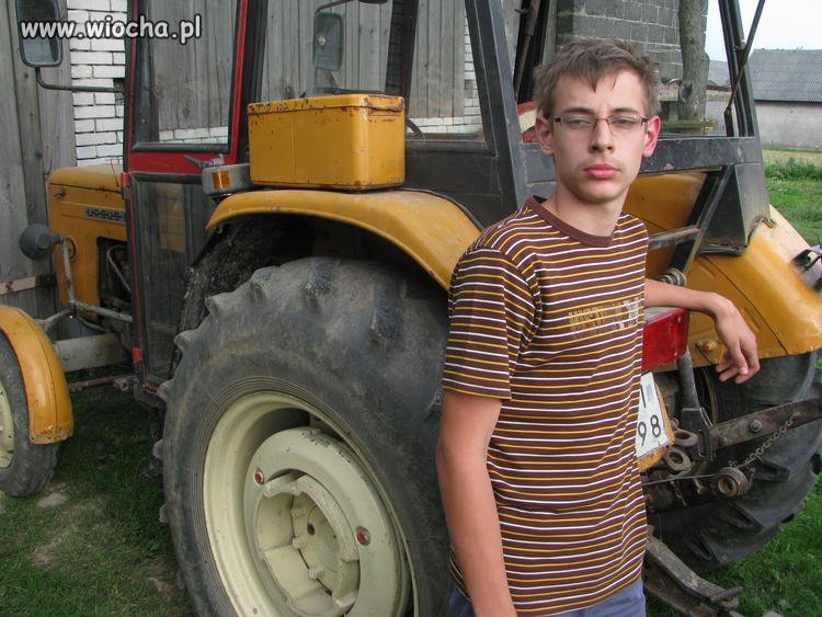 Tak, trzeba się pochwalić nowym traktorem na NK.