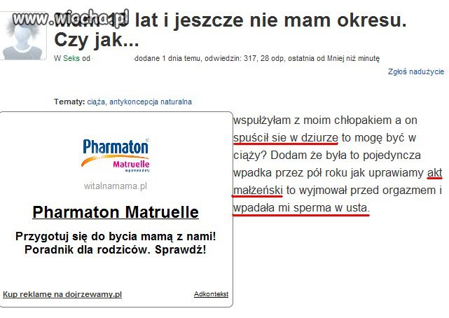 On spuścił się w dziurze...