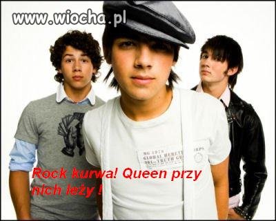 Rock kur**! Queen leży przy Jonas Brothers!