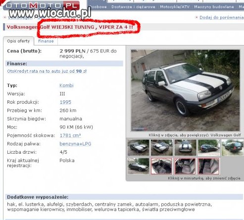 Nie ma to jak przyznać się