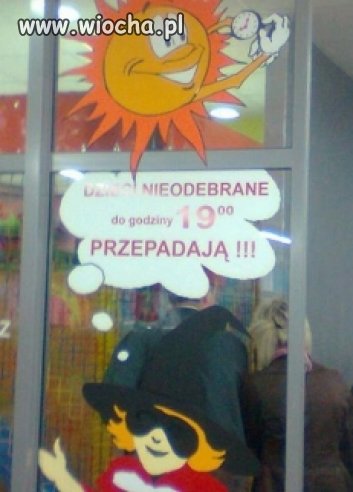 Koniecznie odebrać dziecko 