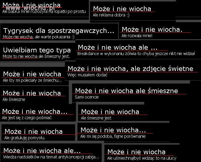 Skoro "to nie wiocha" to co to do jasnej cholery 