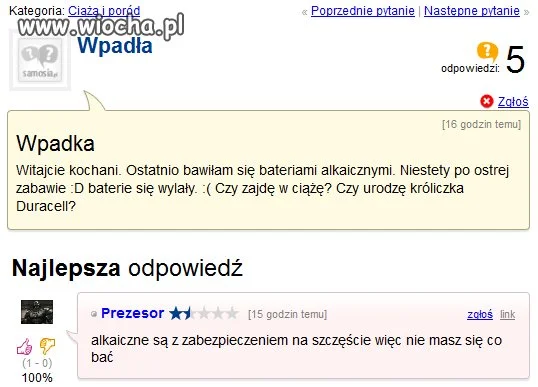 Wpadła...