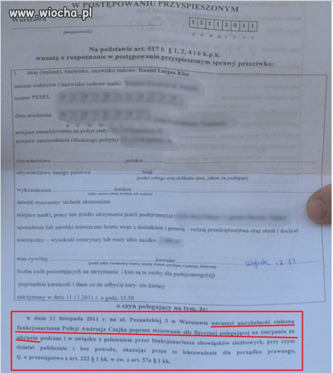 Jak pobity pobił bijącego.