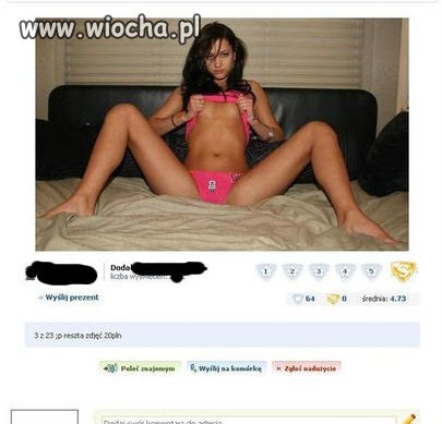 Kolejna która szuka sponsora na nk