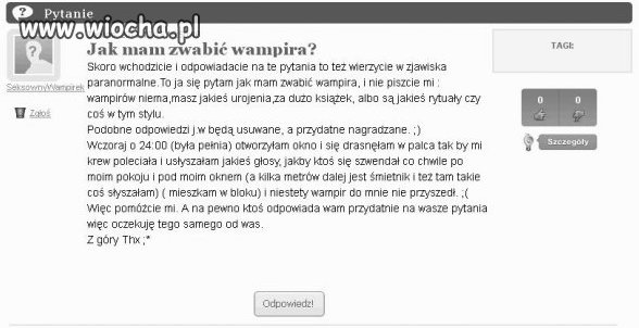 Jak zwabić wampira...