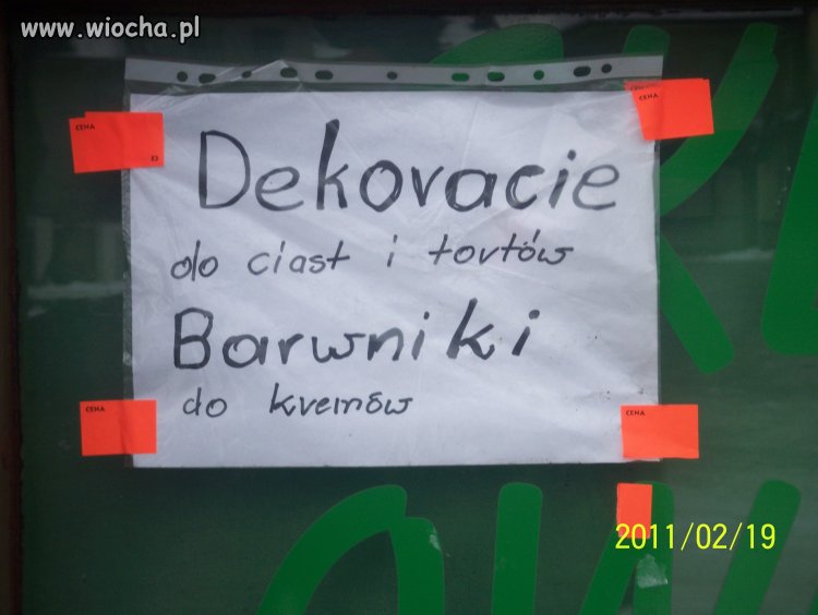 "DEKORACIE" I JUŻ